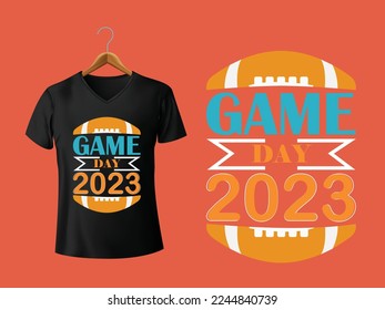 Football t-shirt design.

Item description:
⦁ High quality with 300 dpi.
⦁ 100% Print ready
⦁ Possible and easy to change the color.
