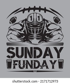 Football T-Shirt Design. Perfect For SVG And Others