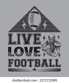 Football T-Shirt Design. Perfect For SVG And Others