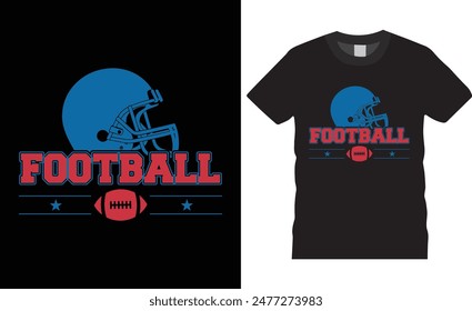 Football T-shirt design vector illustration. print-ready t-shirt, Coffee design, graphic typography design, premium quality, Coffee graphic design, tropical print.