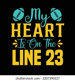 FOOTBALL TYPOGRAPHY AND T SHIRT DESIGN