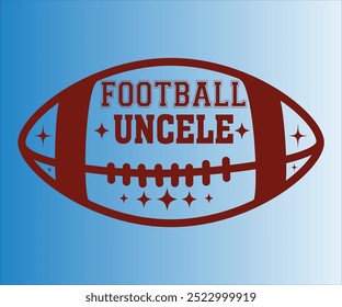 Fútbol Uncele Camiseta, Fútbol Svg, Día De Juego De Fútbol Americano Svg, Fútbol Svg, Fútbol Mamá Svg, Divertidos Dichos De Fútbol, Deportes Mamá Svg, Archivo De Corte Para Cricut