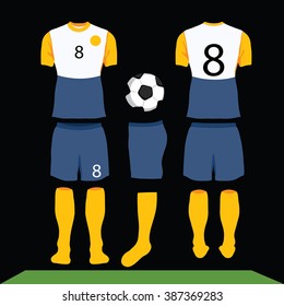 football uniform vector design