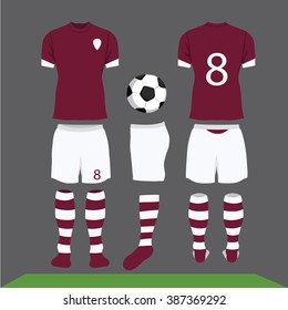 football uniform vector design