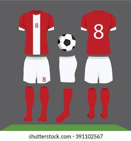 Football uniform vector design