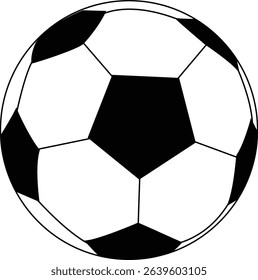Football - Used Isolated old-style soccer ball on white background.