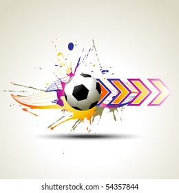 football vector artistic design illustration