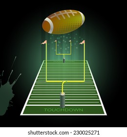 Football   vector  background.