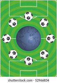 Football vector background