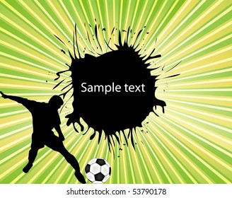 football vector background.