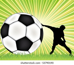 football vector background.