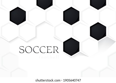 Football Vector Background. Soccer Backdrop Light Version. Template for Sport Banner, Covers, Placards, Posters and Flyers