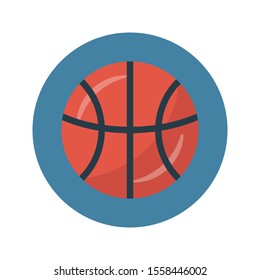 football vector flat colour icon 