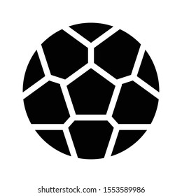 football vector glyph flat icon 