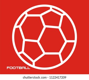 FOOTBALL VECTOR ICON 
