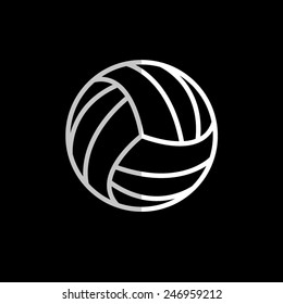 football - vector icon, flat design 