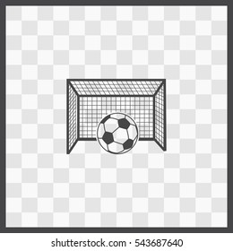 Football vector icon. Isolated illustration. Business picture.