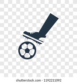 Football vector icon isolated on transparent background, Football transparency logo concept