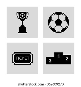 football vector  icon set