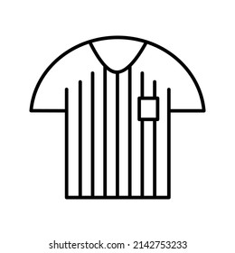 football vector icon set. Line vector icons like ball, field, goal, referee, player, stadium and more on white background. Editable flat line vector illustration.