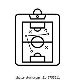 football vector icon set. Line vector icons like ball, field, goal, referee, player, stadium and more on white background. Editable flat line vector illustration.