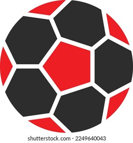 Football Vector icon, soccer flat icon, sport ball icon, handball icon, sport 