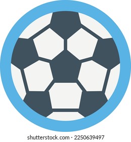 Football Vector icon, soccer flat icon, sport ball icon, handball icon, sport 