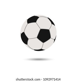 Football vector icon, soccerball