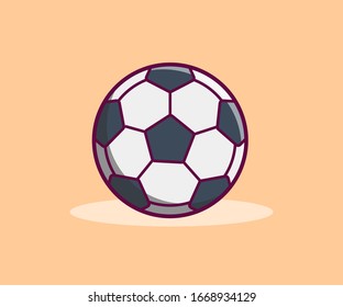 Football Vector Icon, Soccerball, Easy To Use And Edit.