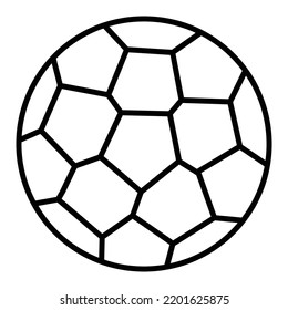 Football Vector Icon which is suitable for commercial work and easily modify or edit it 
