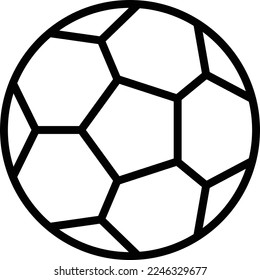 Football Vector Icon which is suitable for commercial work and easily modify or edit it
