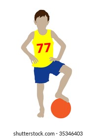Football. Vector illustration.
