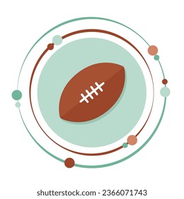 Football vector illustration graphic sports icon symbol
