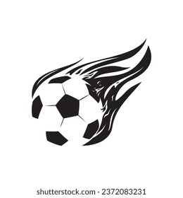 football vector illustration. soccer ball sign and symbol