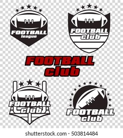 football vector logo collection set