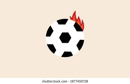 Football vector logo design template