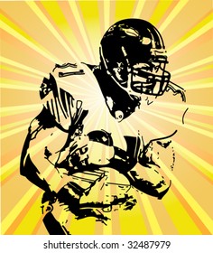 football vector poster