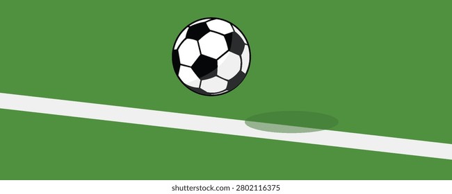 Football vector. Football poster. free space for text. wallpaper. Football on the field.