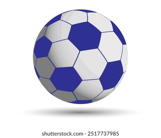 Vector de fútbol. Icono de balón de fútbol. Símbolo deportivo de fútbol. Campeonato Mundial de Fútbol.