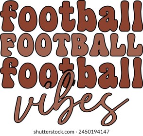 Football Vibes T shirt Design Lover