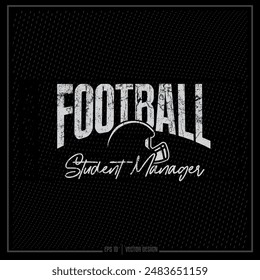 Football, Vintage Football, Helmet, Team, Game, Sport, Student Manager, Football Manager, Football Assistant