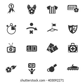 football web icons for user interface design