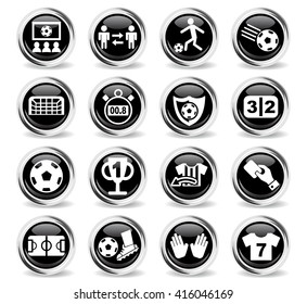 football web icons for user interface design