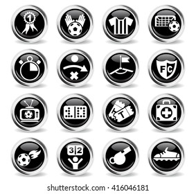 football web icons for user interface design