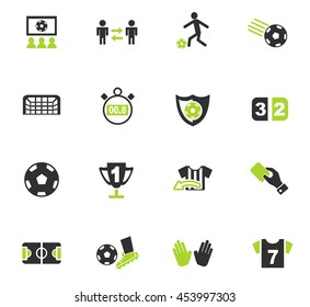 football web icons for user interface design