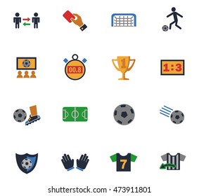football web icons for user interface design