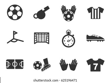 football web icons for user interface design