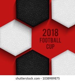 Football world championship cup, soccer abstract background