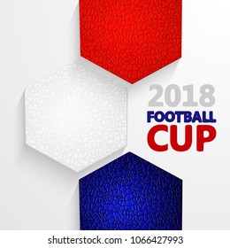 Football world championship cup, soccer abstract background