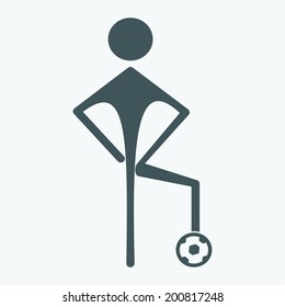 Footballer icon.